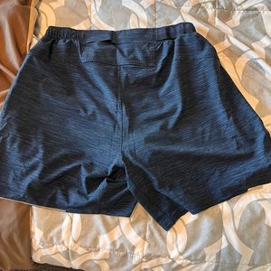 Blue Lululemon 6” inseam